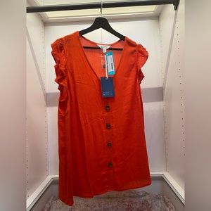 Market & Spruce Ruffle Detail Top/ Size L/ NWT